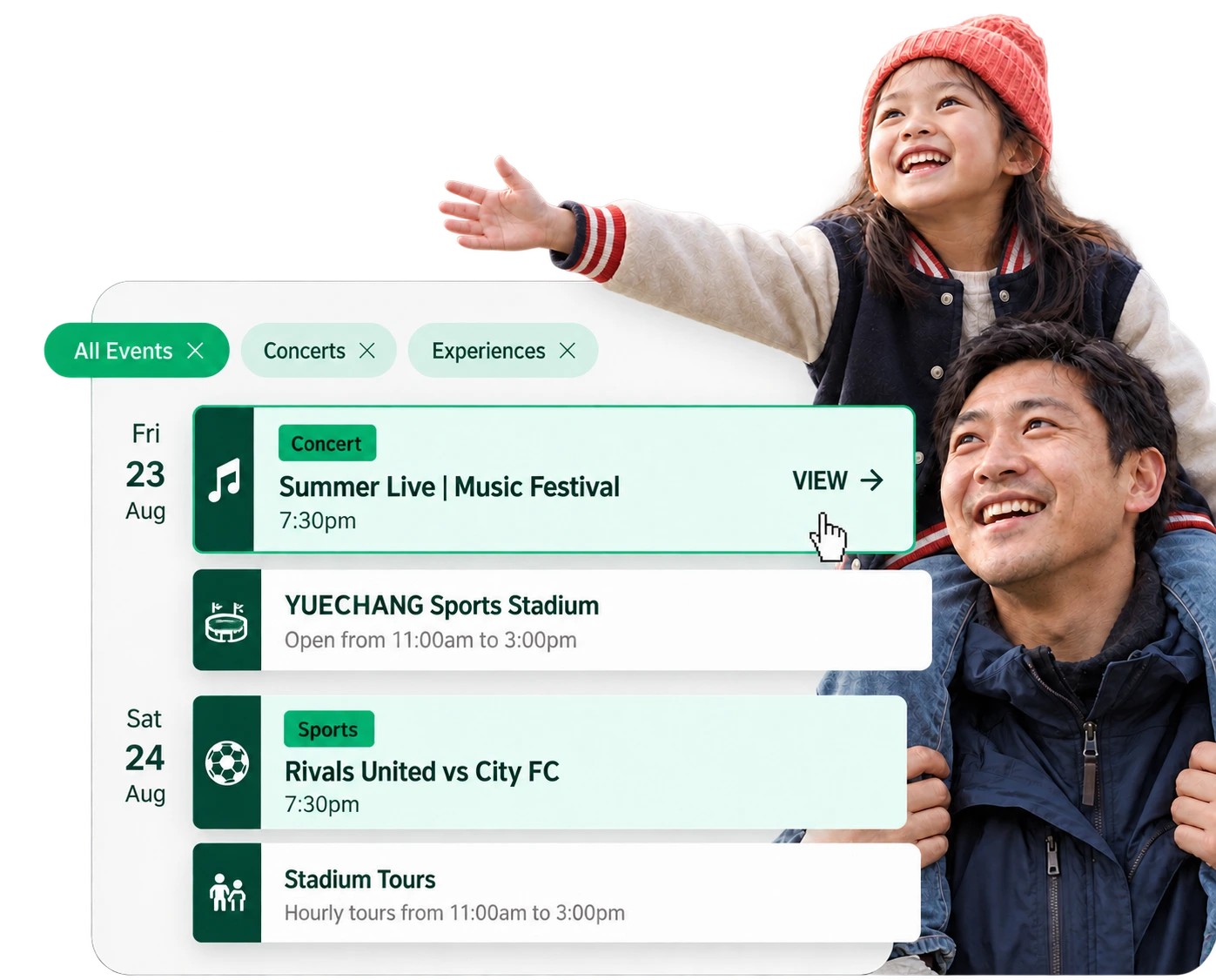 Yuechang Sports · concept feature