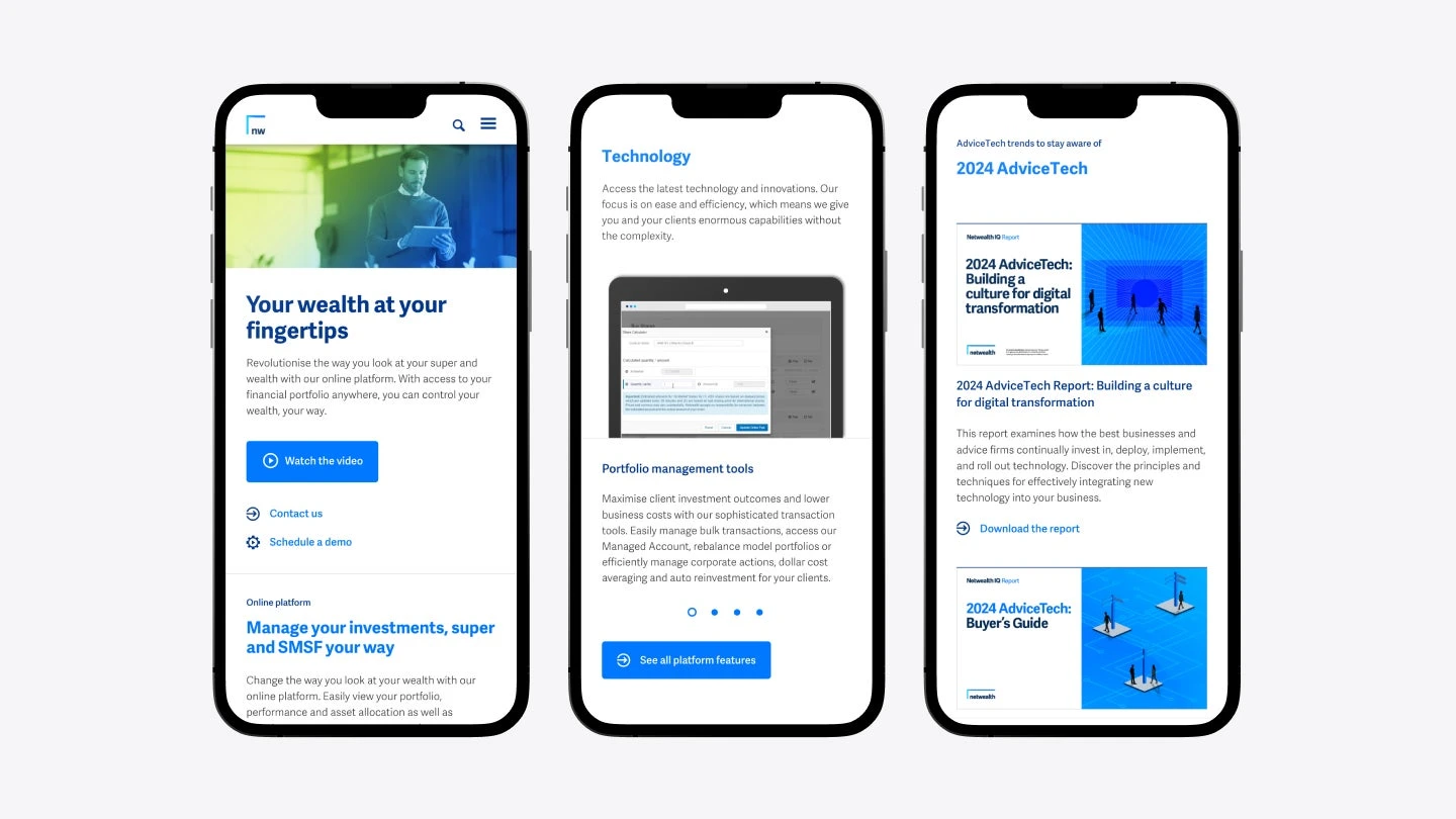 Netwealth · 设计展示