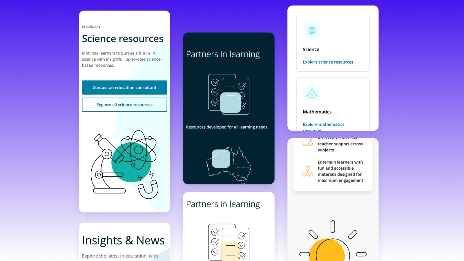 Pearson Australia Schools · 设计展示