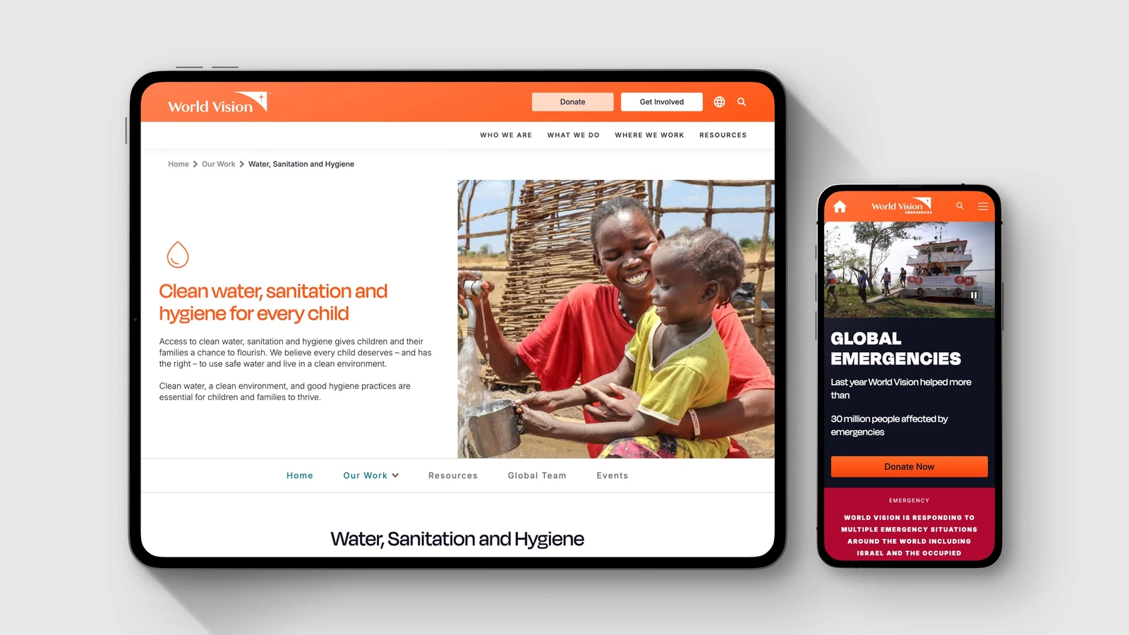 World Vision International · 设计展示