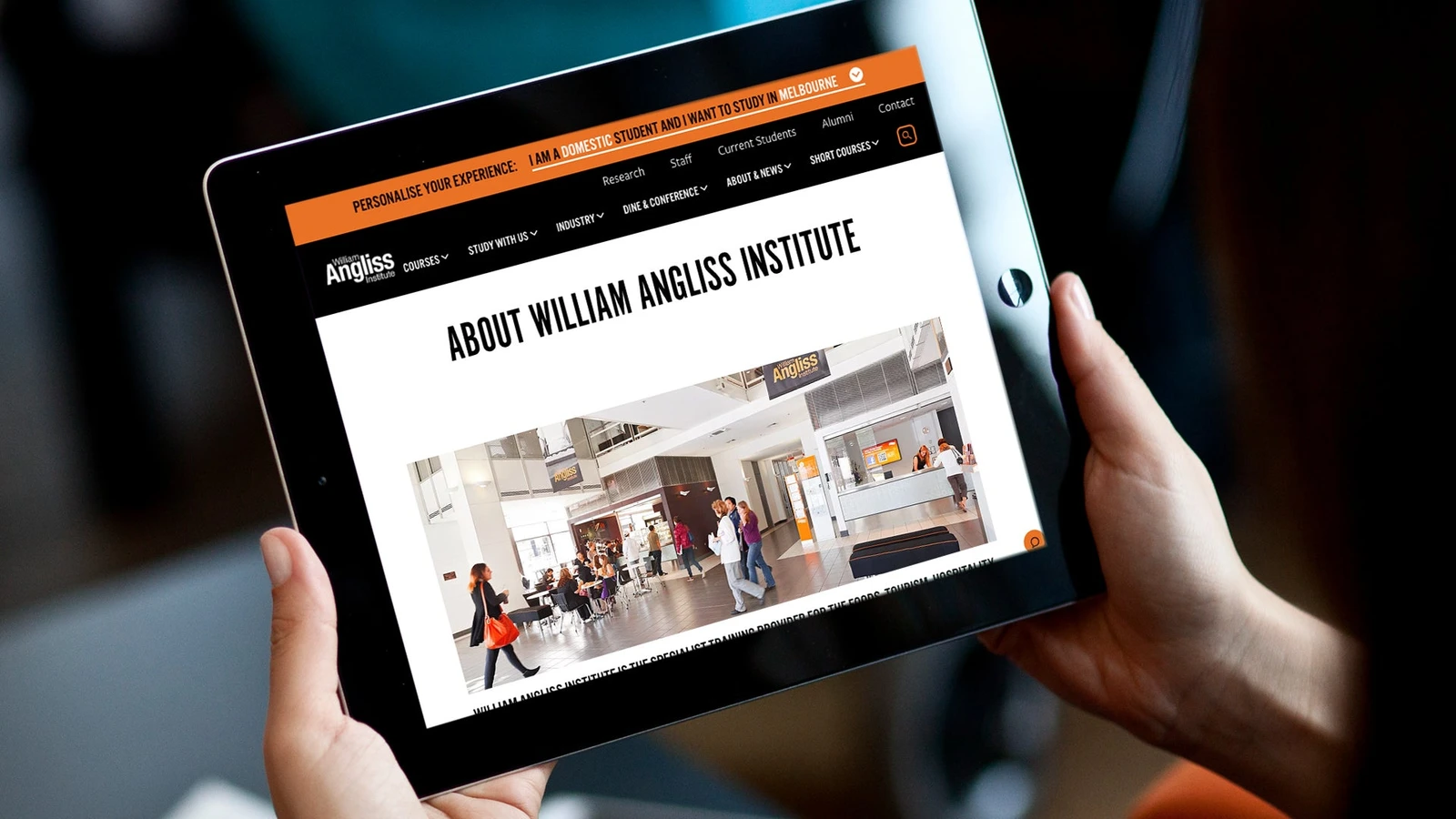 William Angliss Institute · Design showcase