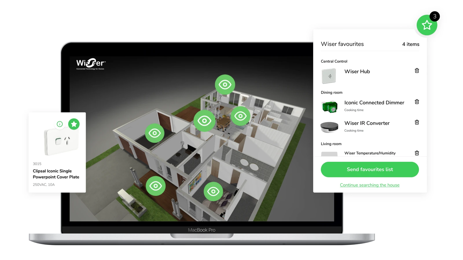 Clipsal Virtual Smart Home · 设计展示