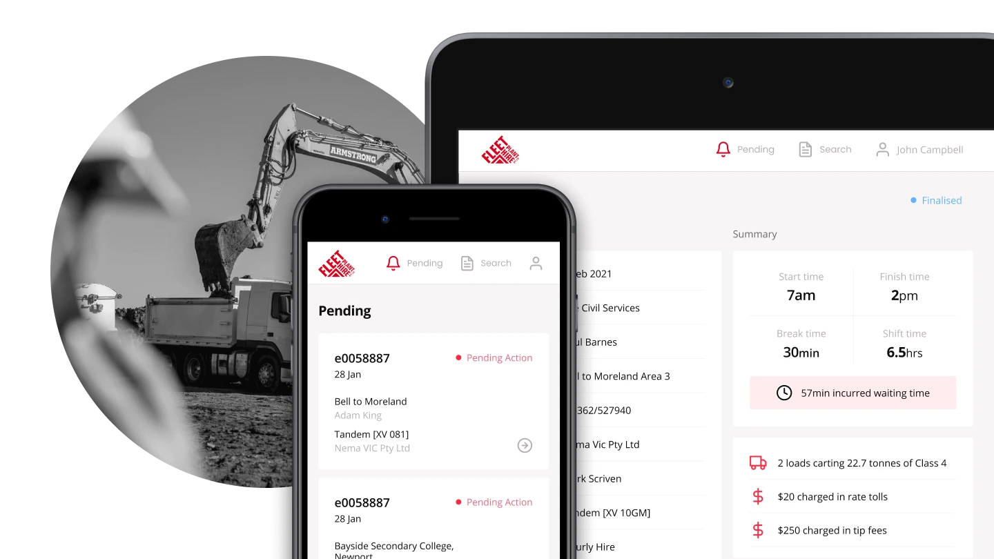 Fleet Plant Hire · 设计展示