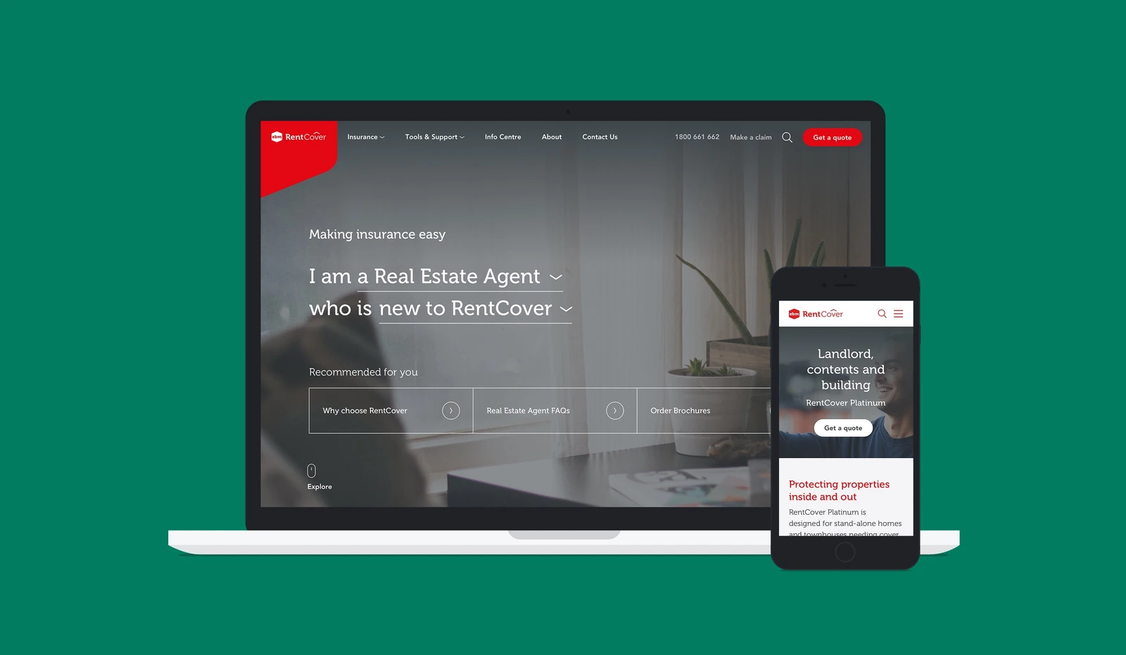EBM RentCover · Design showcase