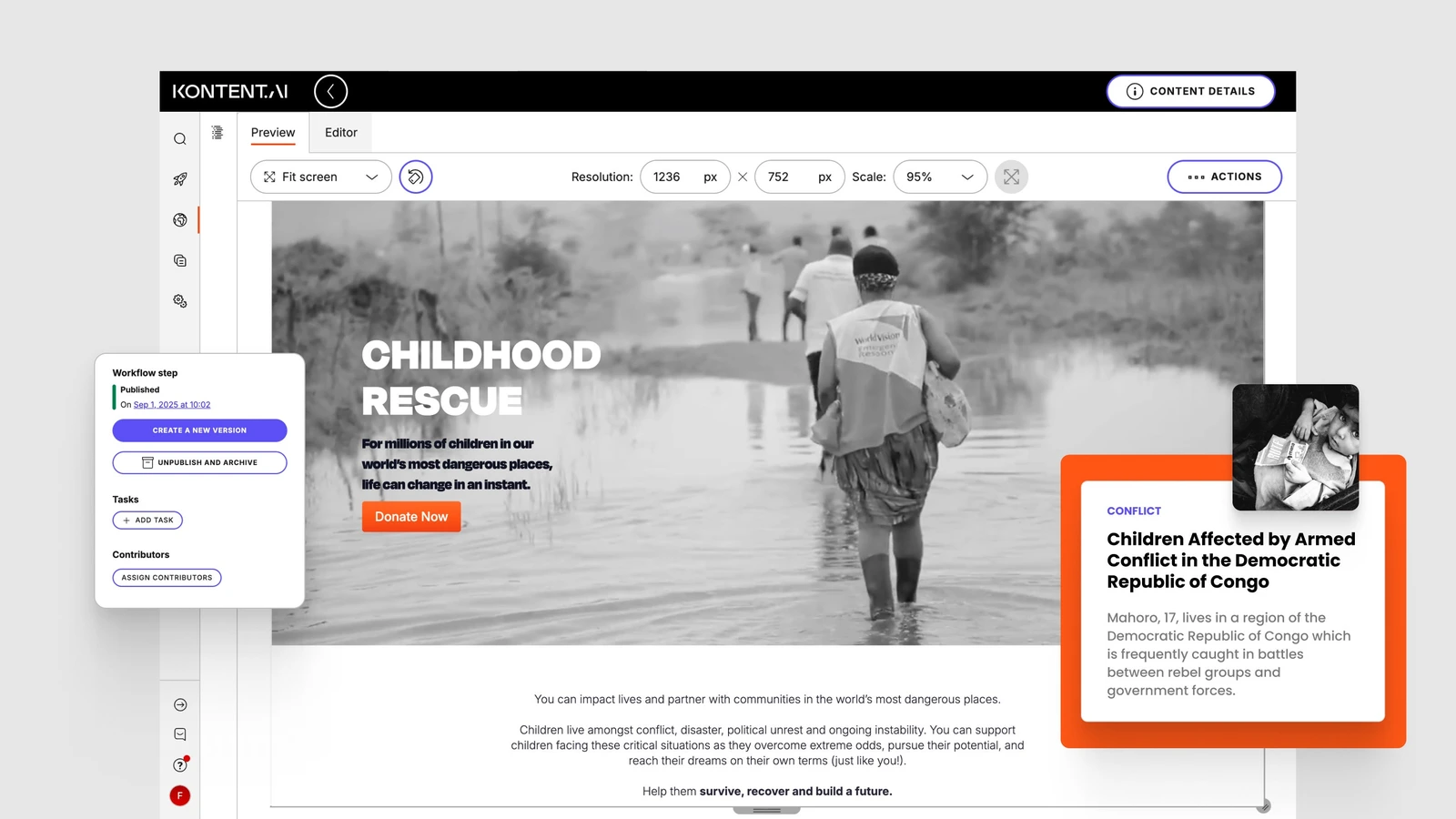 World Vision International · 设计展示