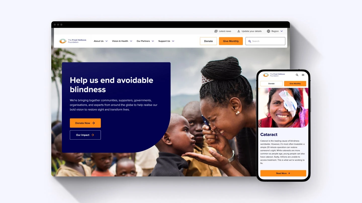 The Fred Hollows Foundation · 设计展示