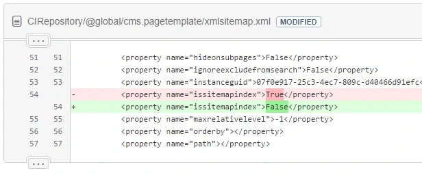 Kentico sneaky feature: diff your CI XML files with Git