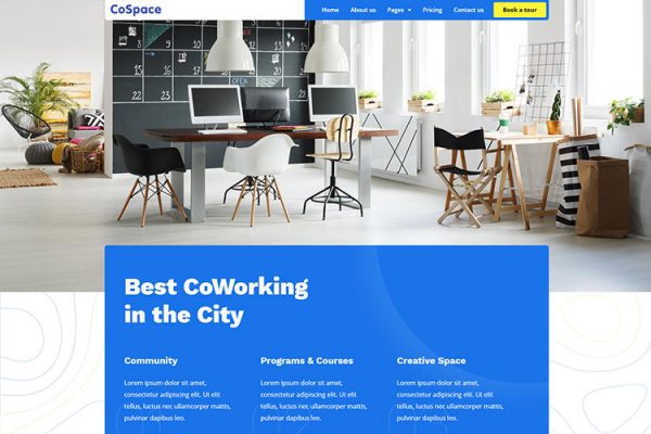 CoSpace Coworking — 首页