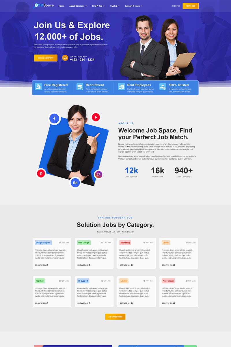 Job Space — 首页