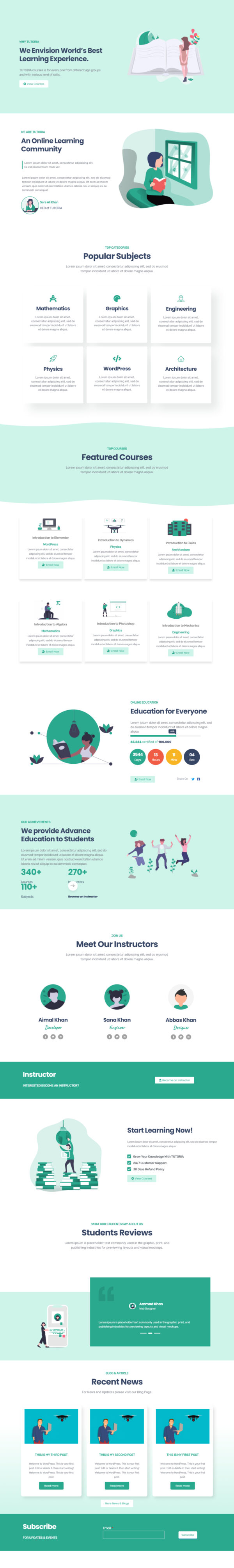 Tutoria — Home