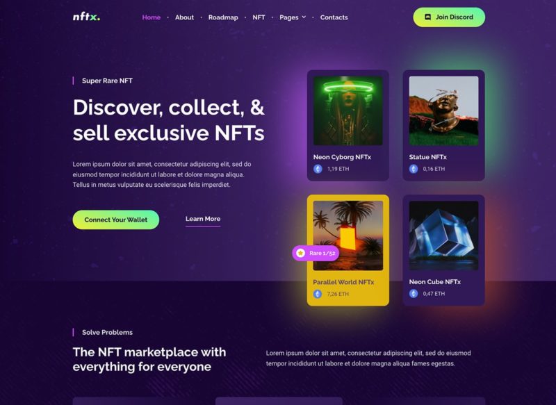 NFTx Portfolio — Home