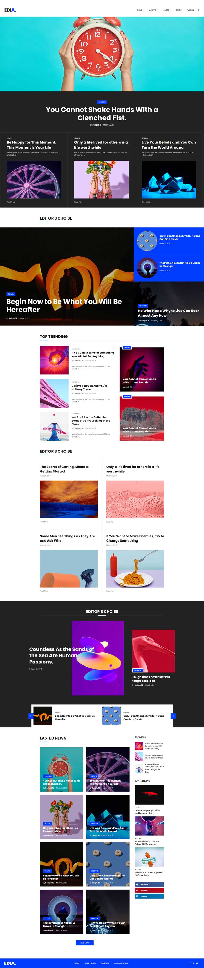 Edia Elementor Template Kit — 首页