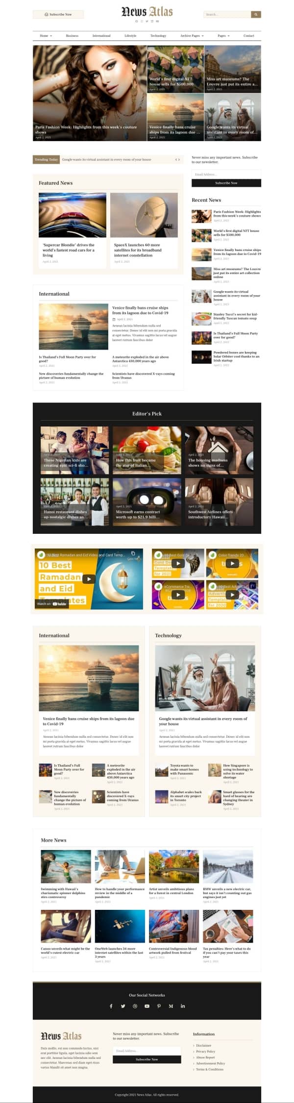 News Atlas — 首页