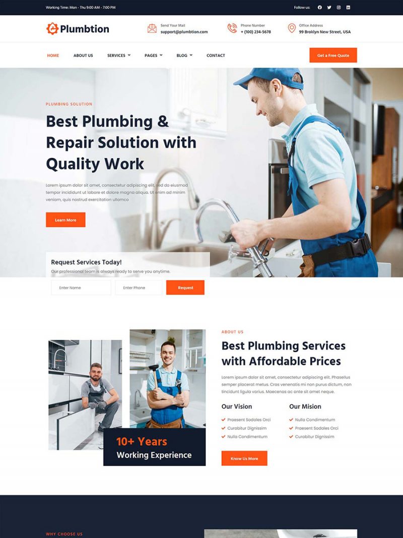 Plumbtion — Home