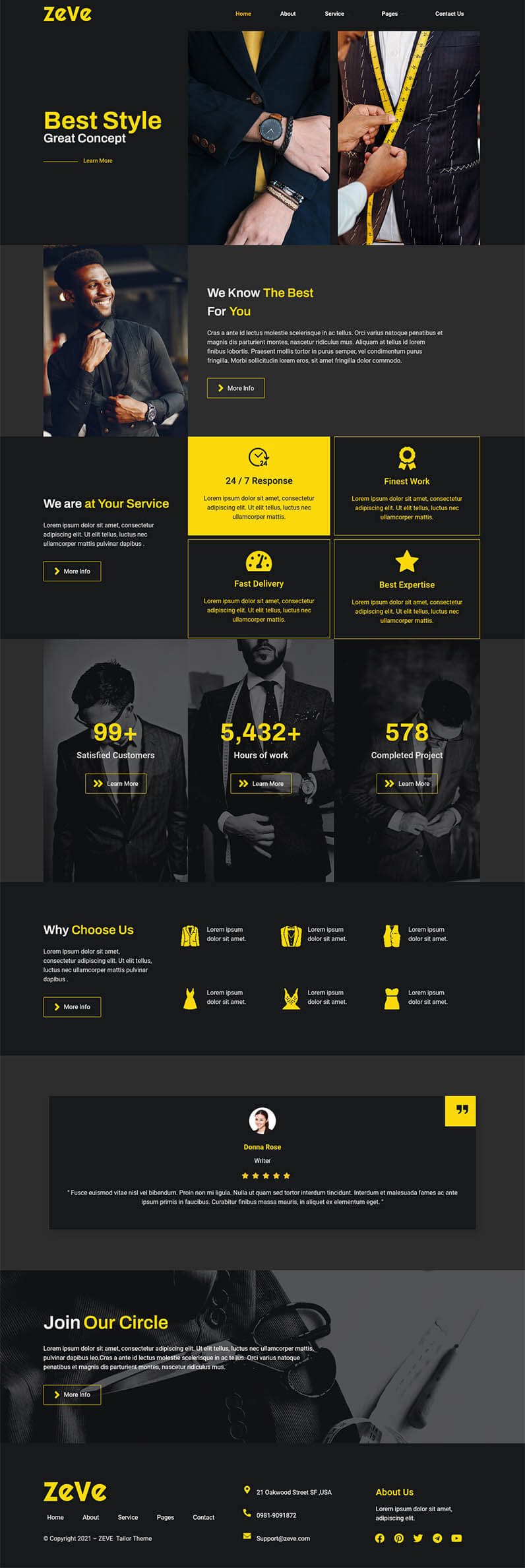 Zeve template kit — Home