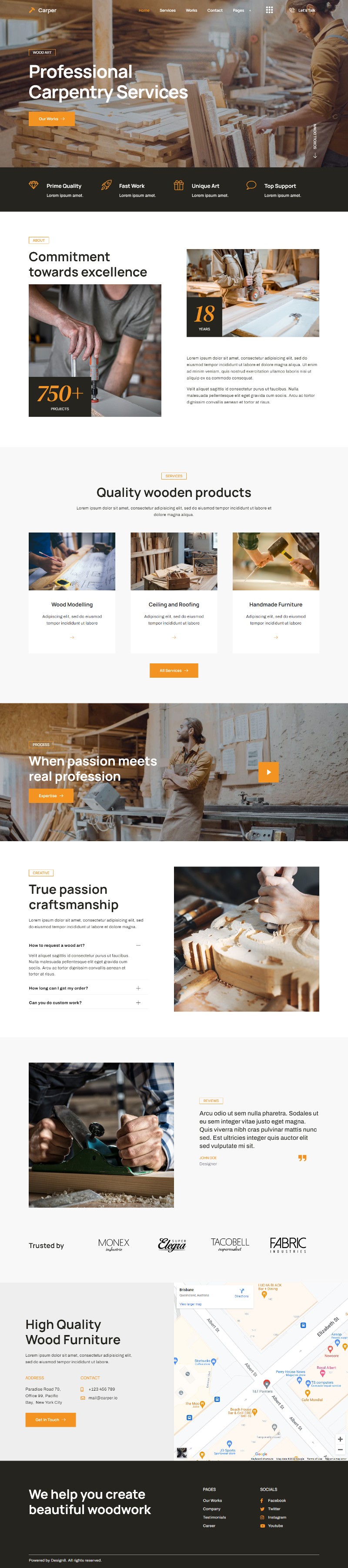 Carper Elementor Kit — Home