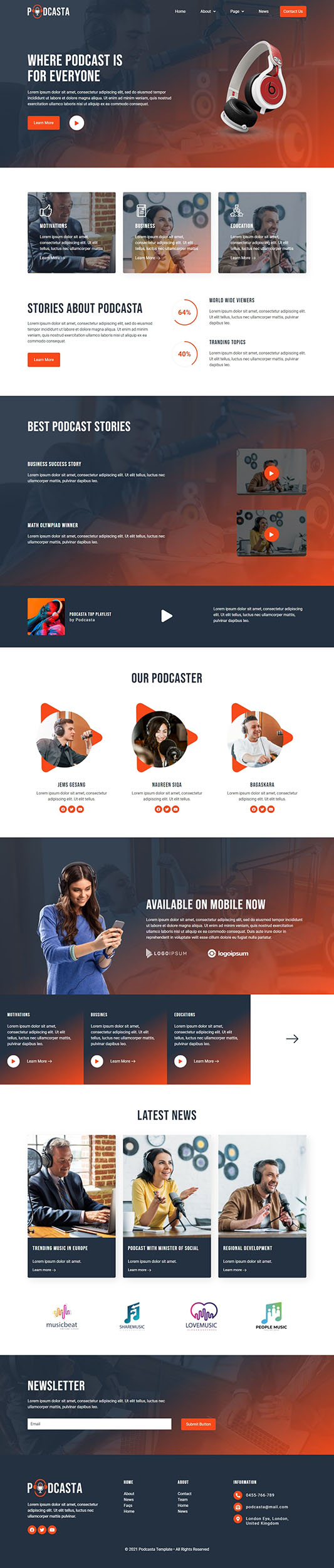 Podcasta — Home
