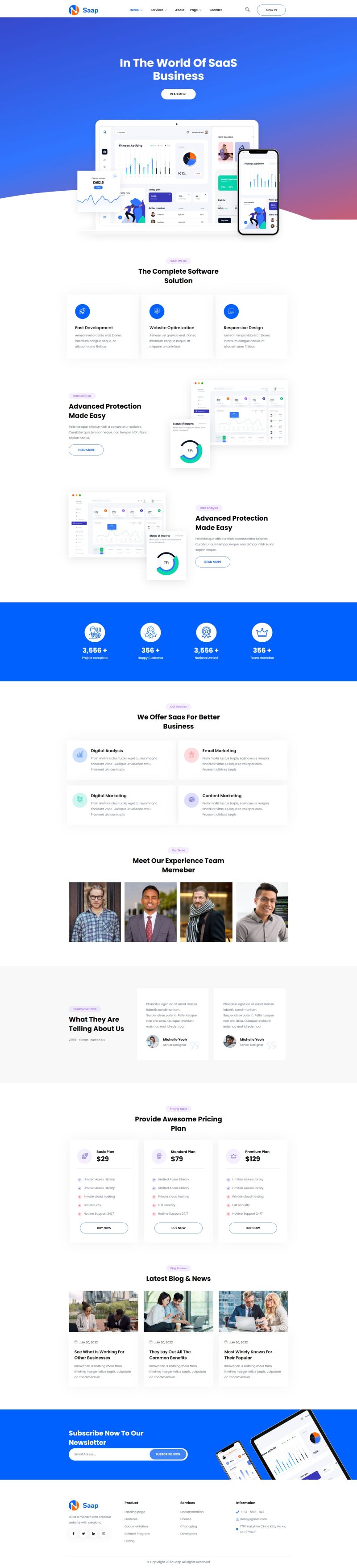Saap Template Kit — Home