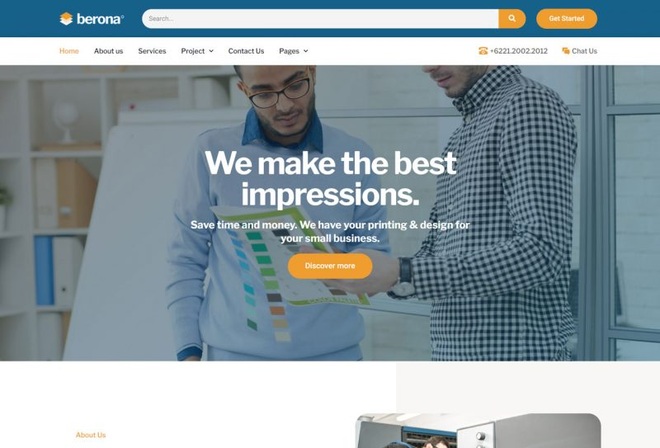 Berona - Template kit for printing & design services