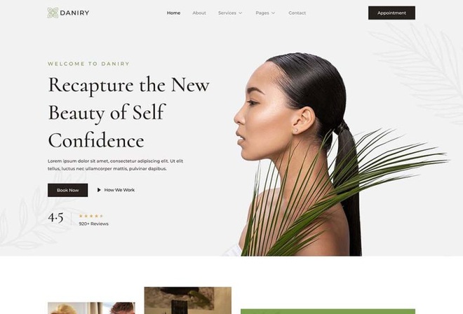 Daniry - Plastic Surgery Clinic Elementor Template Kit