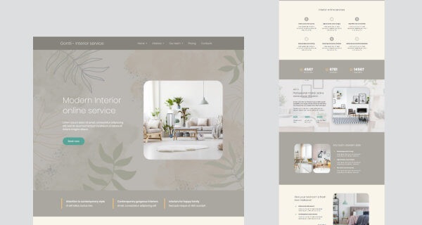 Gontli - Interior Multipurpose Web Template Kit