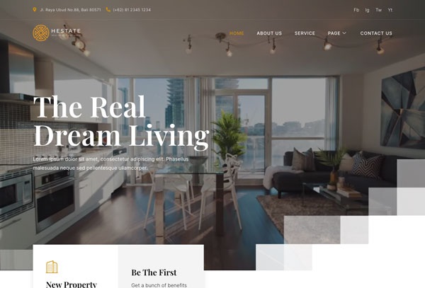 Hestate - Real Estate Elementor Template Kit