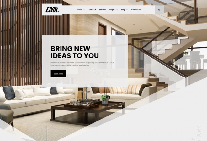 Livin - Interior Design & Architecture Template Kit