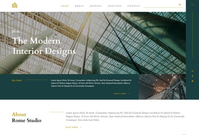 Rome - Architecture Studio Elementor Kit