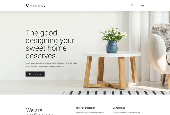 Visus - Template Kit for Interior Design