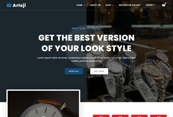 Arloji - Modern Watch Shop Elementor Template Kit