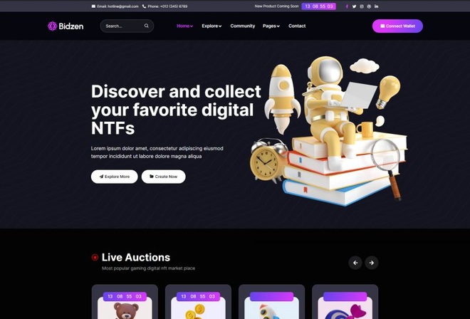 Bidzen - NFT Marketplace