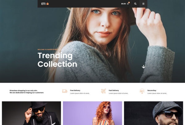 ETI - Fashion Store Template Kit