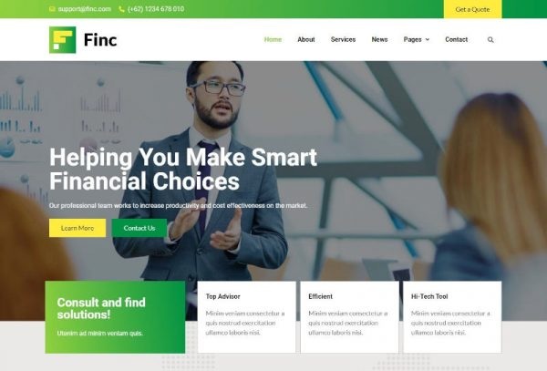 Finc - Business Template Kit