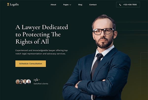 Legalix – Lawyer & Attorney Elementor Template Kit