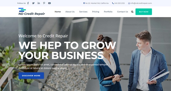 ND Credit Repair - Template Kits For Finance Company