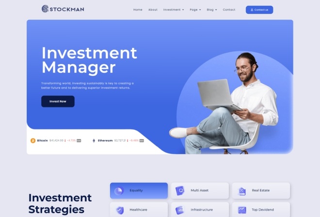 Stockmen - Investment Manager Template Kit