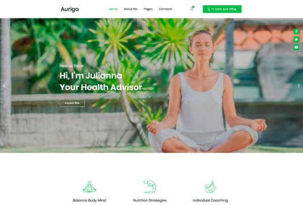 Auriga — Health Coach & Yoga Mentor