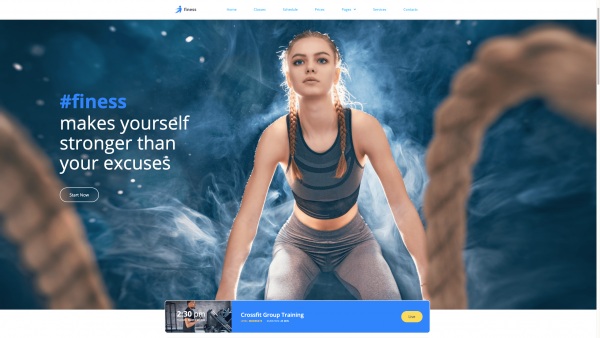 Finess – Sports & Fitness Template Kit for Elementor