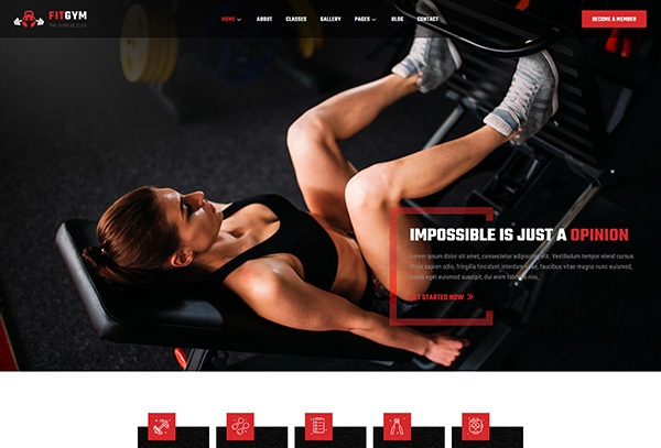 FitGym - Fitness & Gym Elementor Template Kit