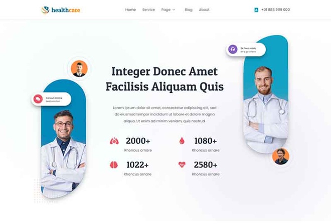 Healthcare - Health & Medical Elementor Template Kit