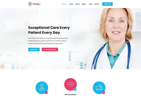 Mediq - Health & Medical Elementor Template Kit