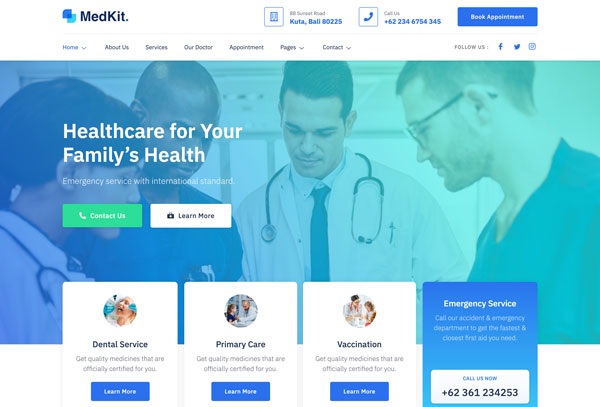 Medkit - Health & Medical Template Kit