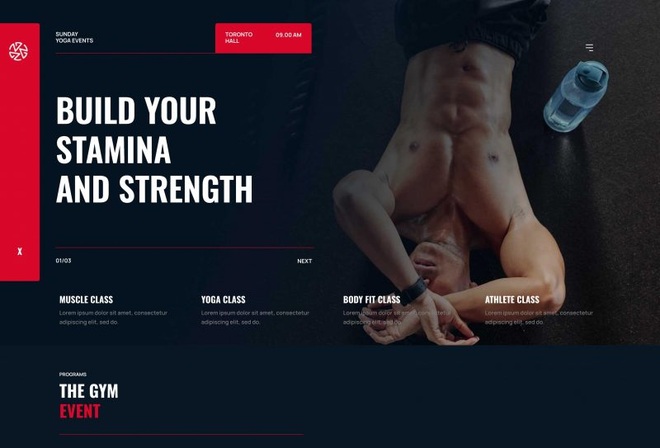 Toronto - Gym and Fitness Elementor Template Kit