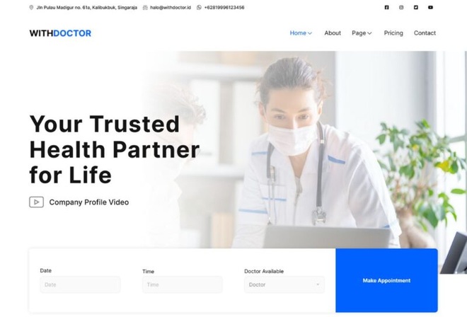 WithDoctor - Medical Elementor Template Kit