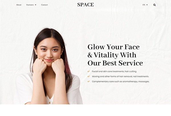 Space - Beauty Salon Template Kit