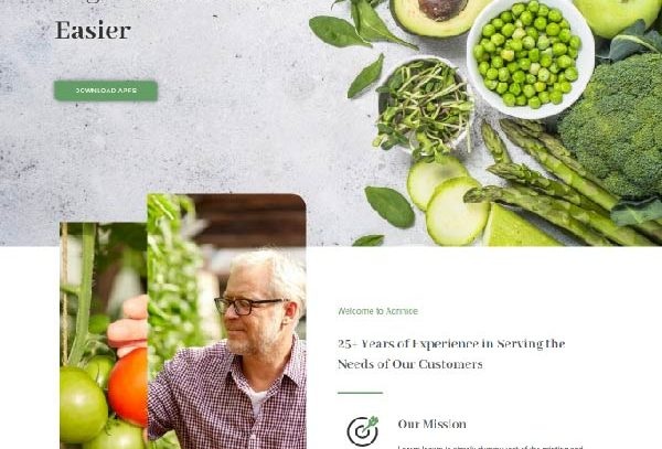Agrinice - Agriculture and Organic Food Template Kit