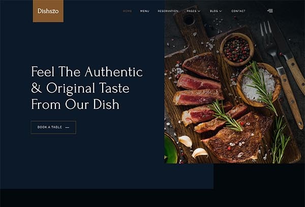 Dishszo – Restaurant & Cafe Elementor Template Kit