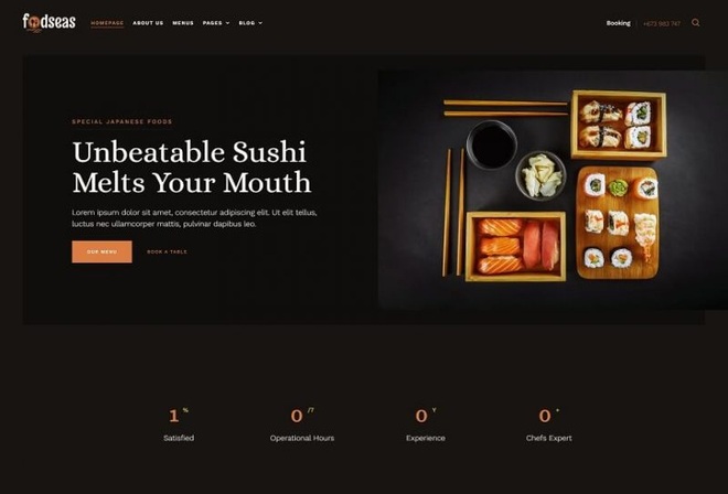 Foodseas Restaurant & Food Delivery Elementor Kit