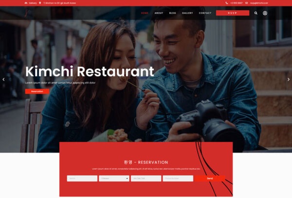 Kimchi - Asian Restaurant Elementor Kit