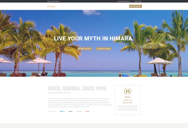 Himara - Hotel Template Kit